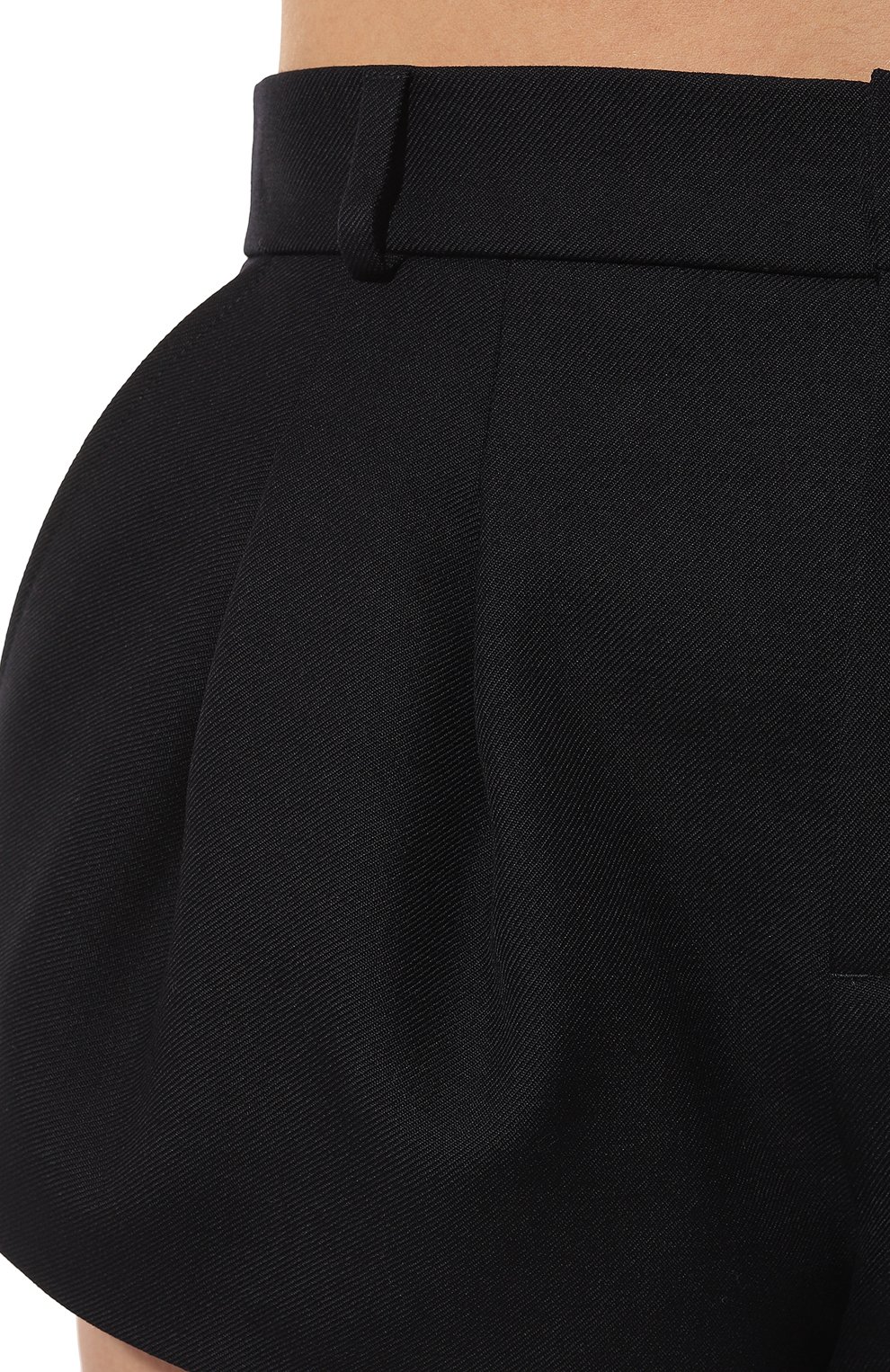 Шерстяные шорты GOOROO черного цвета по цене 39700 руб., арт. SR005-3000-409-FW24, фото 5 Шерстяные шорты GOOROO, арт. SR005-3000-409-FW24, фото 5