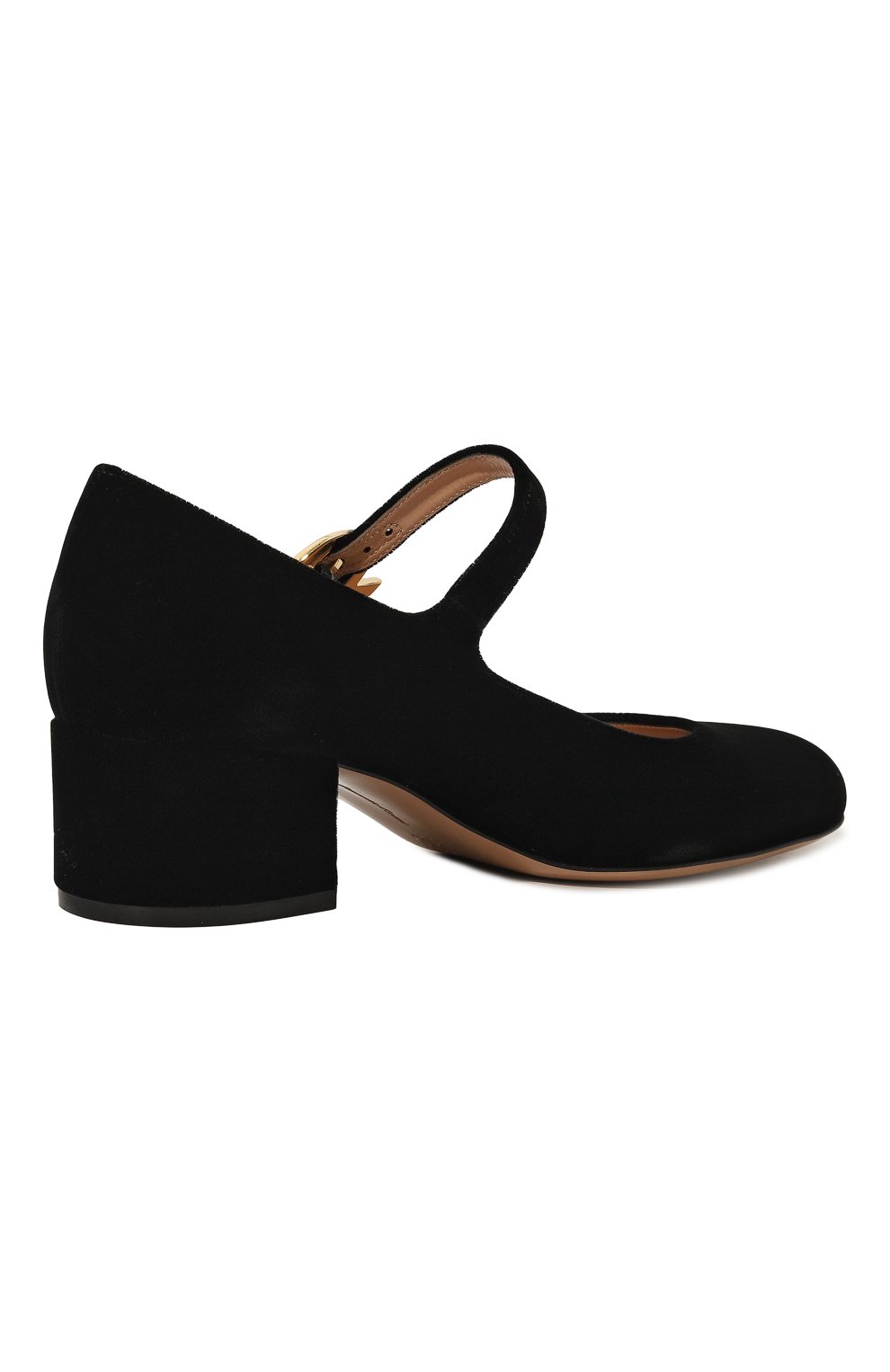 Текстильные туфли mary ribbon GIANVITO ROSSI, арт. G22101.45RIC.VELNER0, фото 5