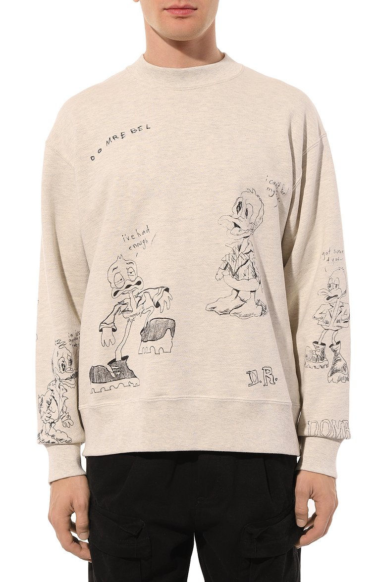 Хлопковый свитшот DOMREBEL, арт. M QUACK SWEATHSHIRT/SWEATSHIRT, фото 1
