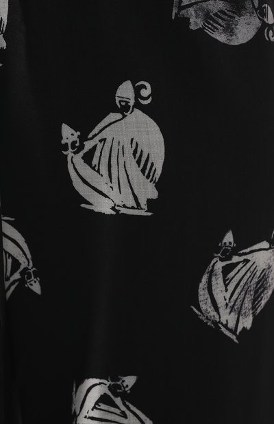 Шерстяные брюки LANVIN черно-белого цвета по цене 77450 руб., арт. RW-TR505I-4172-H19, фото 5 Шерстяные брюки LANVIN, арт. RW-TR505I-4172-H19, фото 5