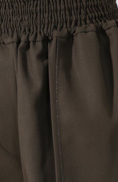 Шорты BRUNELLO CUCINELLI хаки цвета по цене 111000 руб., арт. MP137P7018, фото 5 Шорты BRUNELLO CUCINELLI, арт. MP137P7018, фото 5