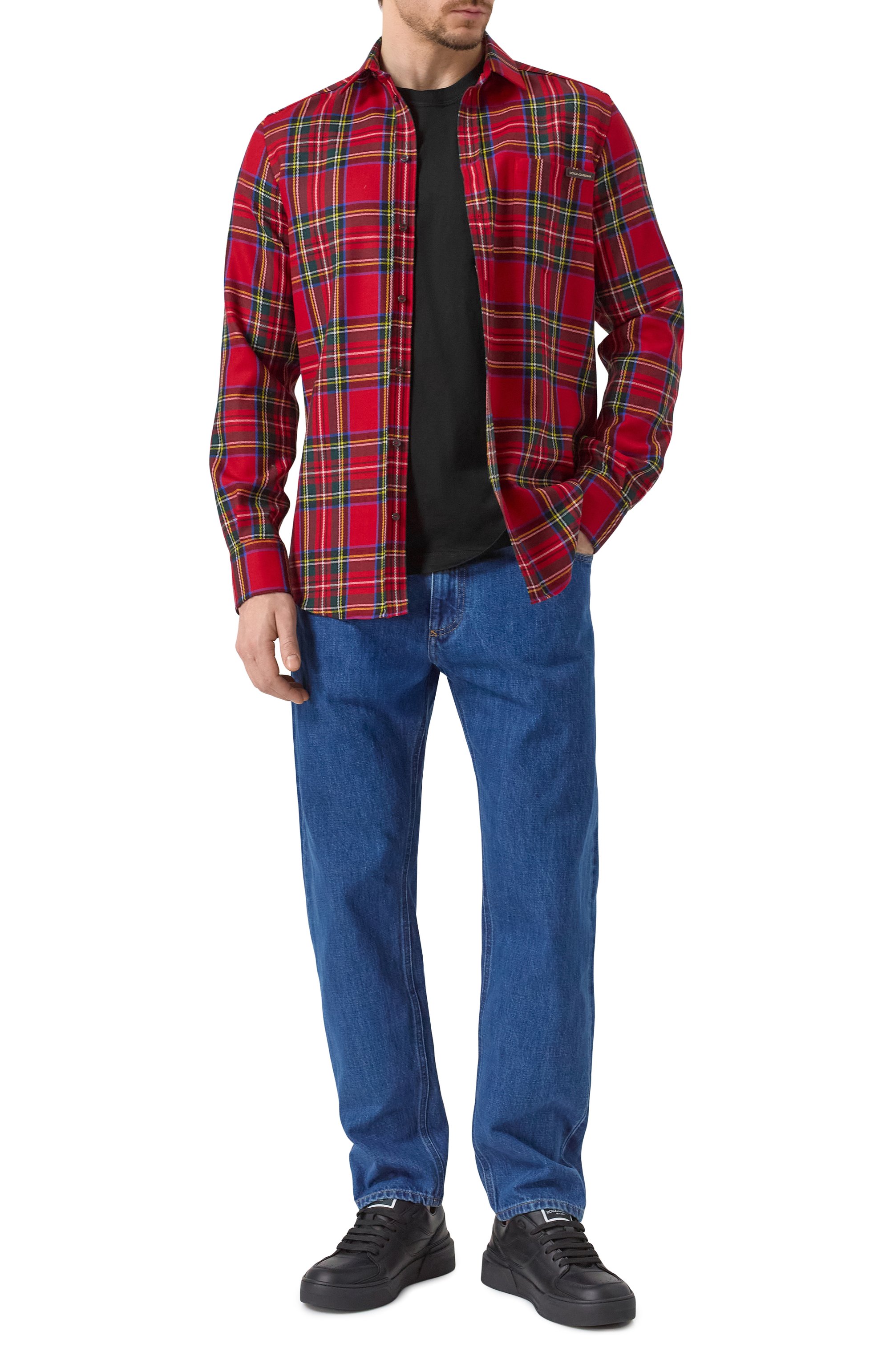 Хлопковая футболка DOLCE & GABBANA, арт. G8PN9Z/G7NYE, фото 2