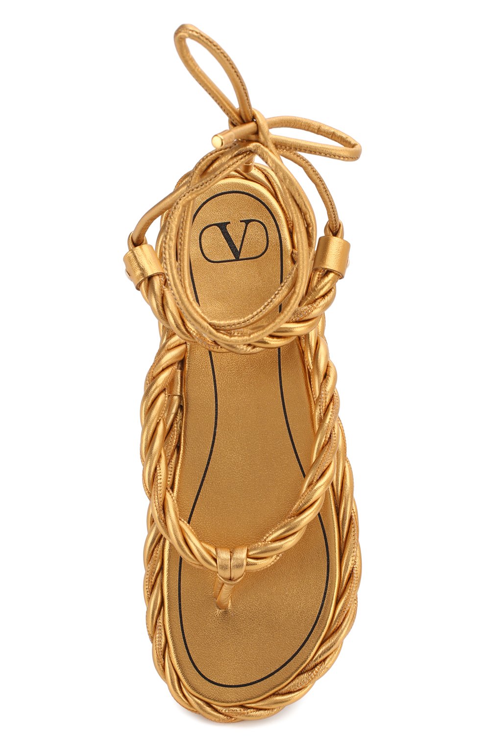 Кожаные сандалии the rope VALENTINO, арт. TW0S0Y15/FJF, фото 5