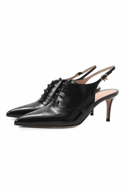Лакированные туфли Veronica 70 Gianvito Rossi G95544.70RIC.NUINER0 Чёрный G95544.70RIC.NUINER0