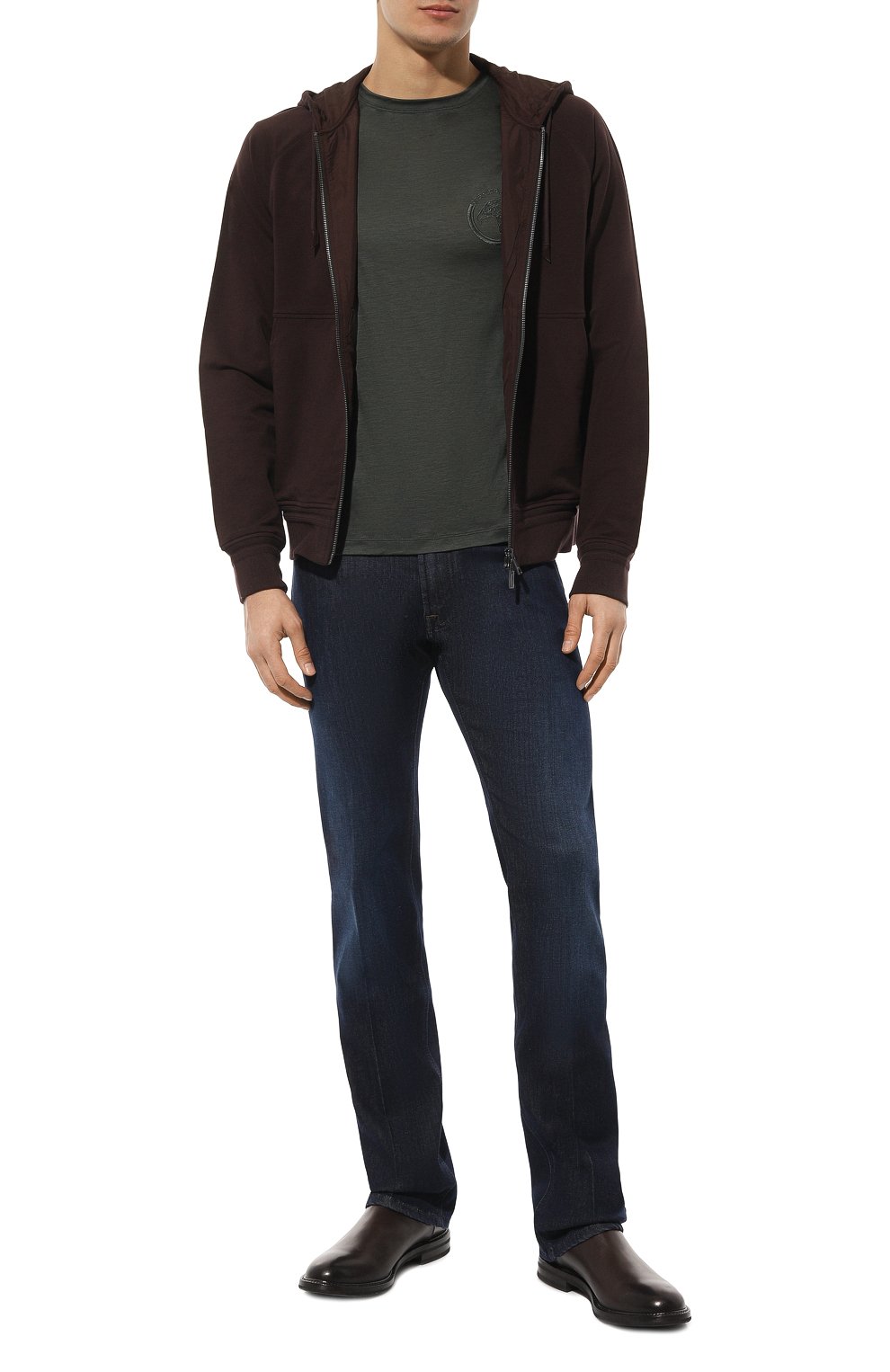 Хлопковая толстовка ZEGNA, арт. UC553A6/C859, фото 2