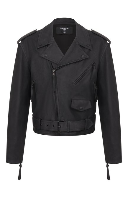 Мужская кожаная куртка BALMAIN, арт. GH1TD580/LE11