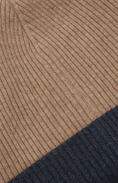 Кашемировая шапка BRUNELLO CUCINELLI темно-бежевого цвета по цене 49950 руб., арт. M2293600, фото 3 Кашемировая шапка BRUNELLO CUCINELLI, арт. M2293600, фото 3