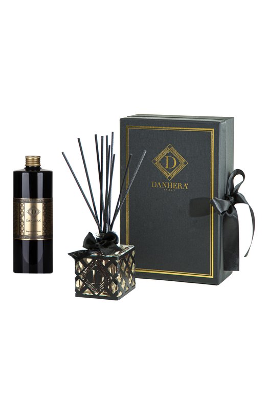 фото Набор efesto jewels urban black kirce (ваза 200ml + рефил 500ml) danhera italy