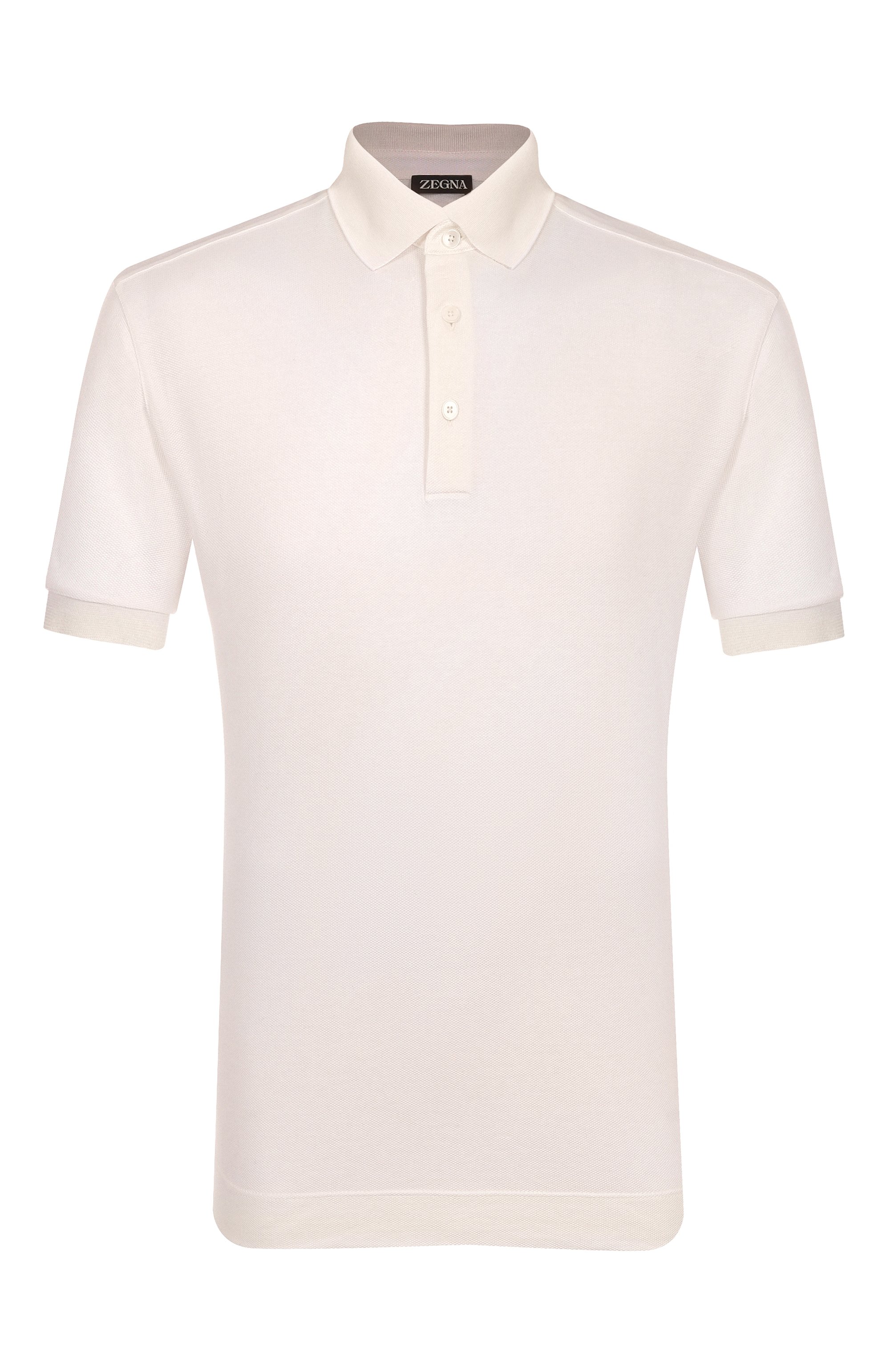 Поло из хлопка и шелка ZEGNA, арт. F786/UF341A9, фото 1