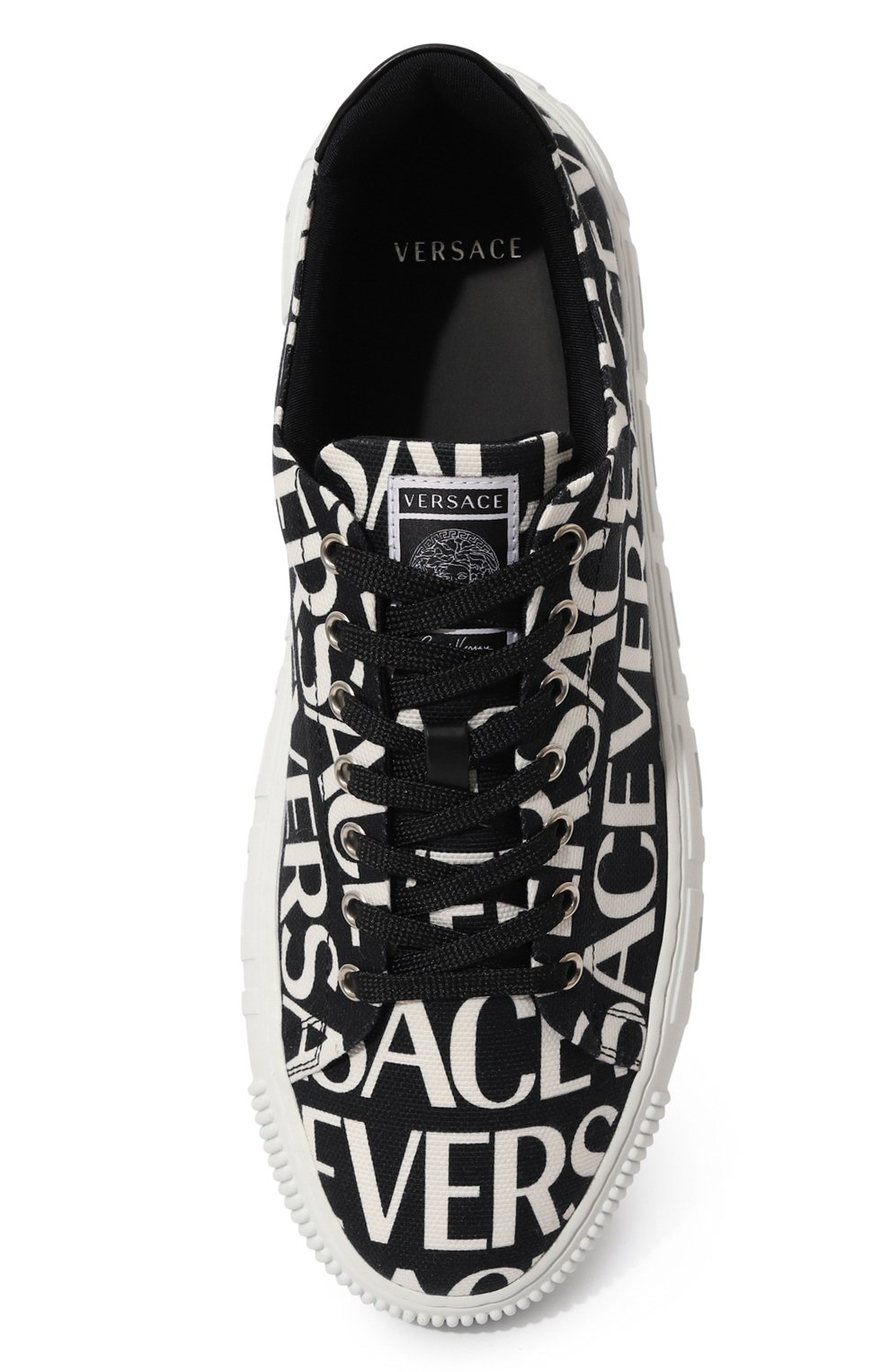Текстильные кеды greca VERSACE, арт. DSU8404/1A06611, фото 6