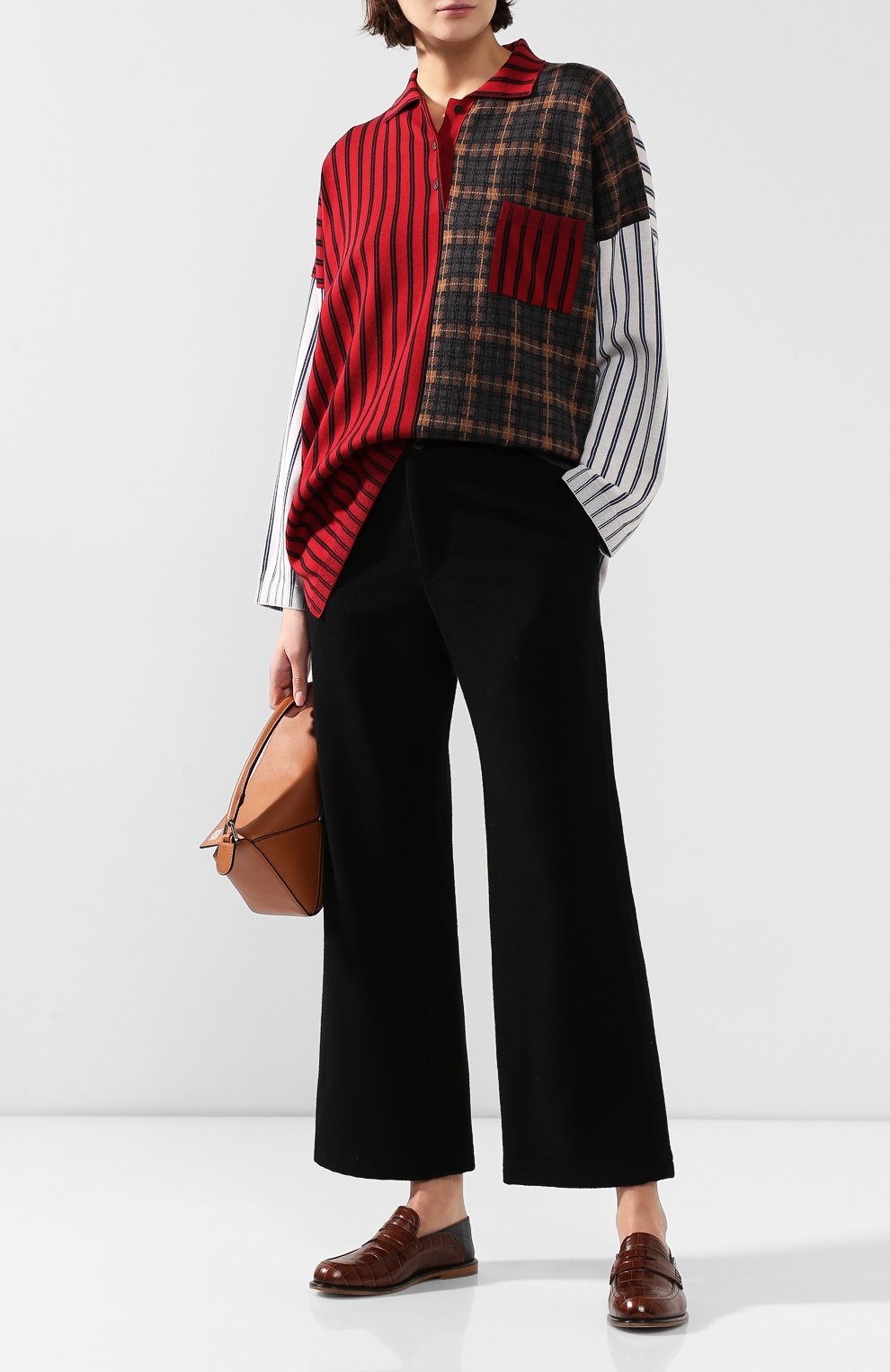Шерстяные брюки YOHJI YAMAMOTO, арт. FC-P01-104, фото 2