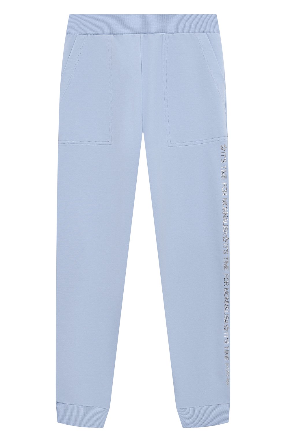 Хлопковые джоггеры MONNALISA, арт. 17C403, фото 1