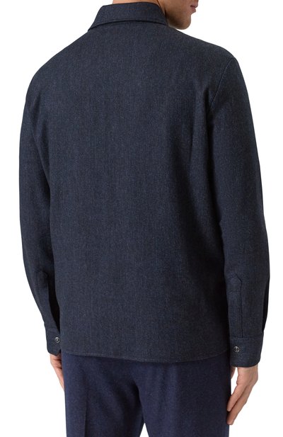 Куртка-рубашка из шерсти и кашемира MARCO PESCAROLO, арт. NEXT/5234, фото 4