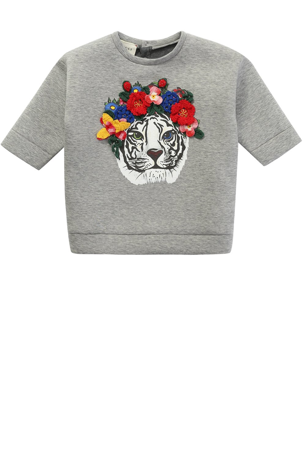 Свитшот с принтом и декором GUCCI, арт. 457687/X5M89, фото 1