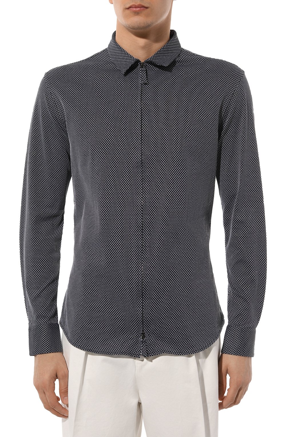 Хлопковая рубашка GIORGIO ARMANI, арт. 8WGCCZ5H/J005Z, фото 3
