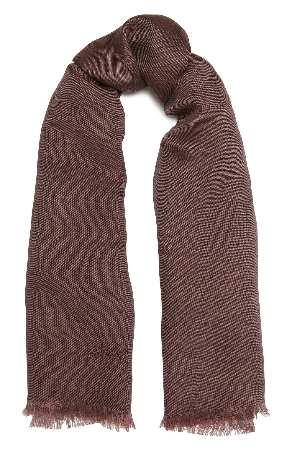 Шарф изо льна и шелка BRIONI, арт. 03UM00/P0125, фото 1