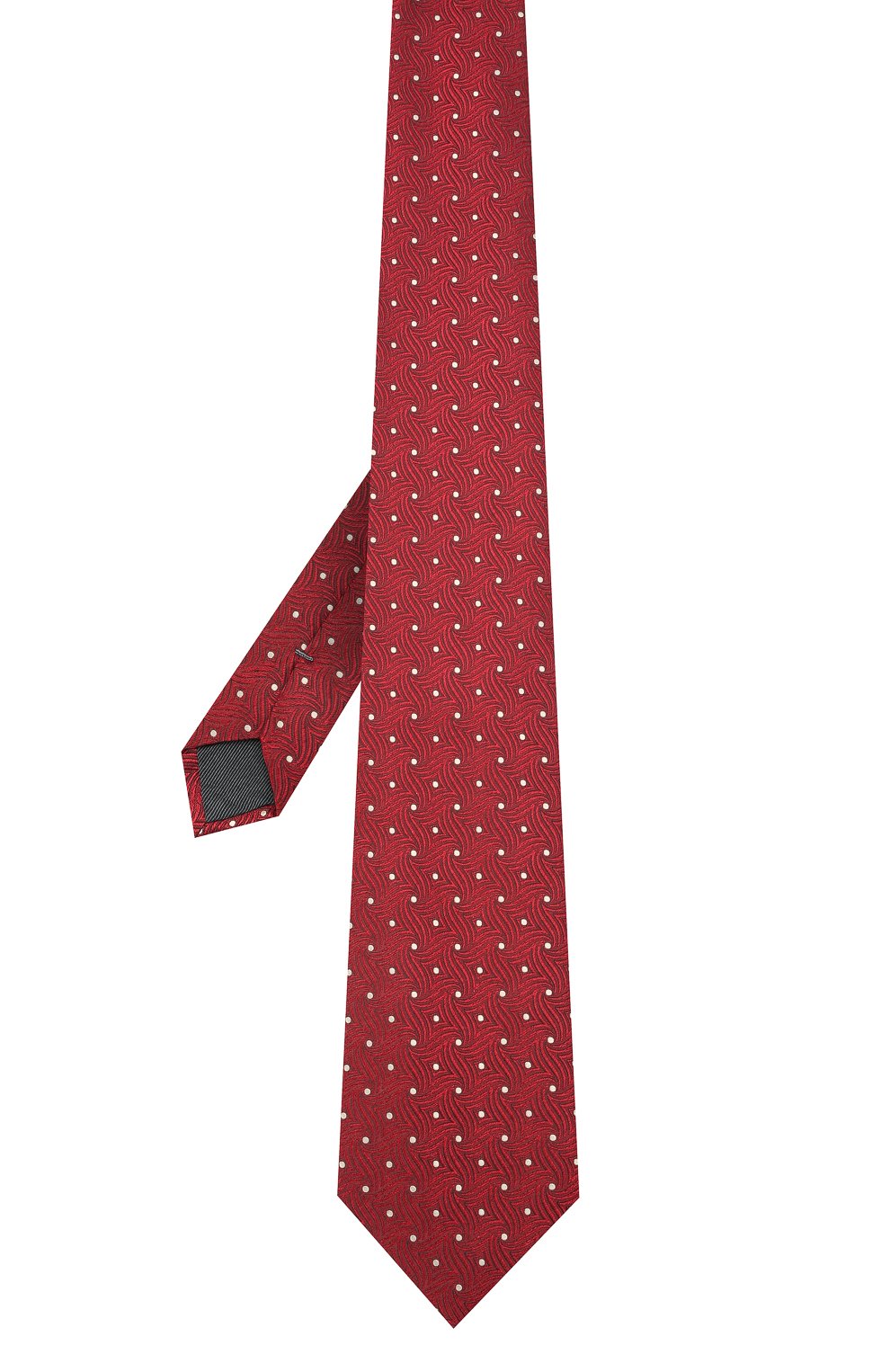 Шелковый галстук ZEGNA красного цвета по цене 19650 руб., арт. Z2D21T/1XW, фото 3 Шелковый галстук ZEGNA, арт. Z2D21T/1XW, фото 3