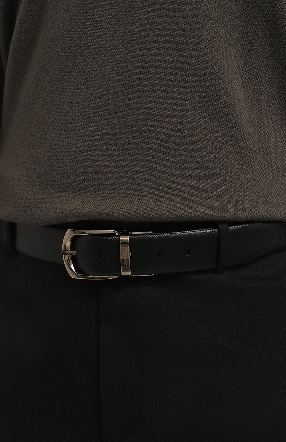 Кожаный ремень ZEGNA, арт. LHALP/B005PZ, фото 2