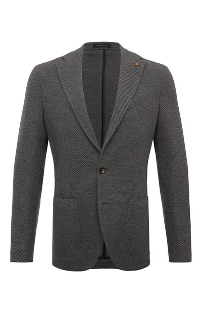 Мужской пиджак из шерсти и хлопка SARTORIA LATORRE, арт. JD74/JG041