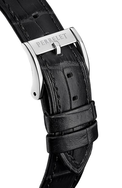 Часы weekend 3 hands blue PERRELET бесцветного цвета по цене 159300 руб., арт. A1300/7, фото 3 Часы weekend 3 hands blue PERRELET, арт. A1300/7, фото 3