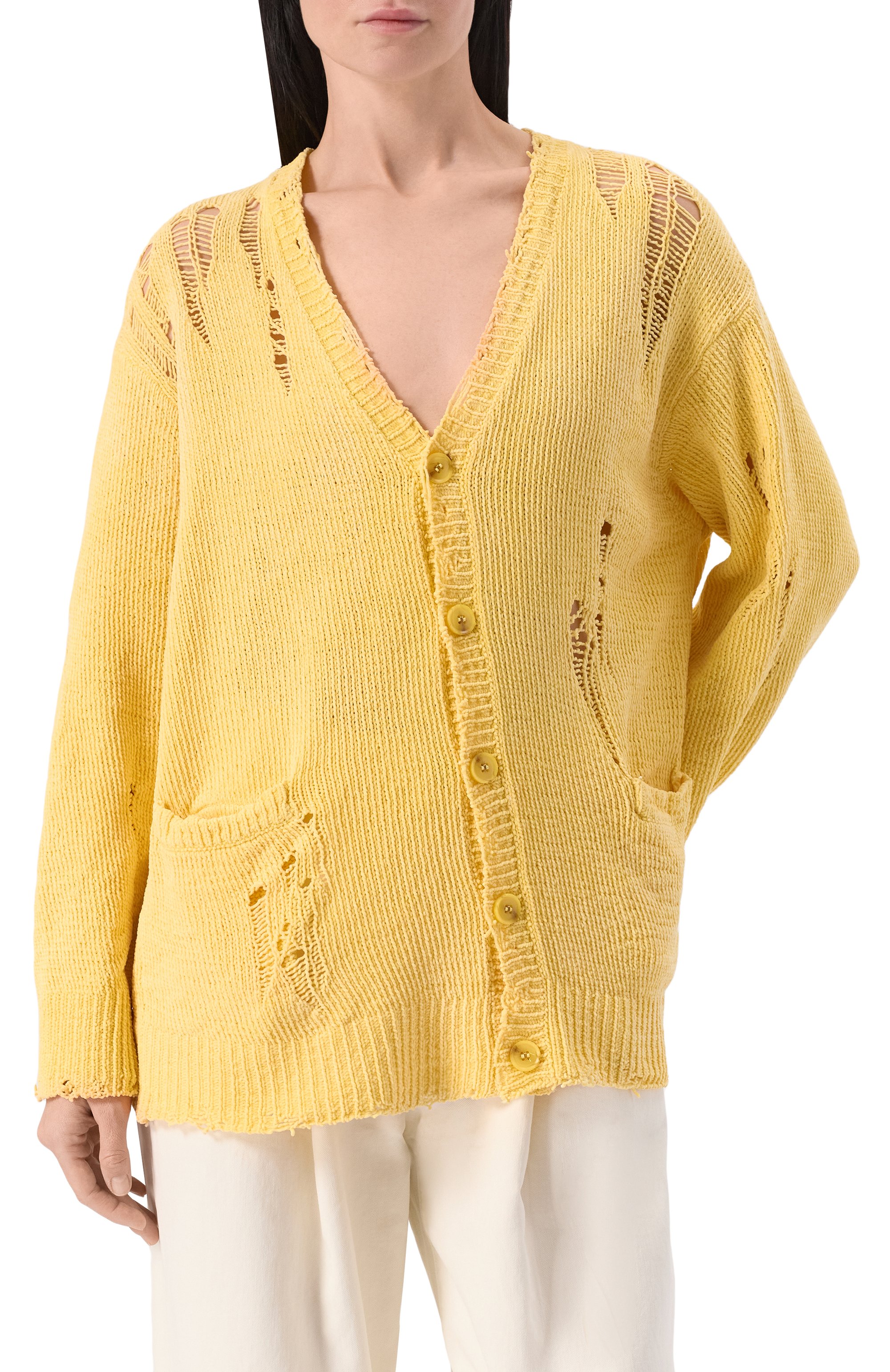 Хлопковый кардиган R13, арт. R13WY237-Y200B, фото 3