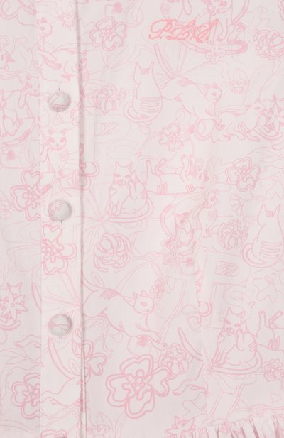 Хлопковое платье PHILOSOPHY DI LORENZO SERAFINI KIDS, арт. I1E904/5609/12-14, фото 3