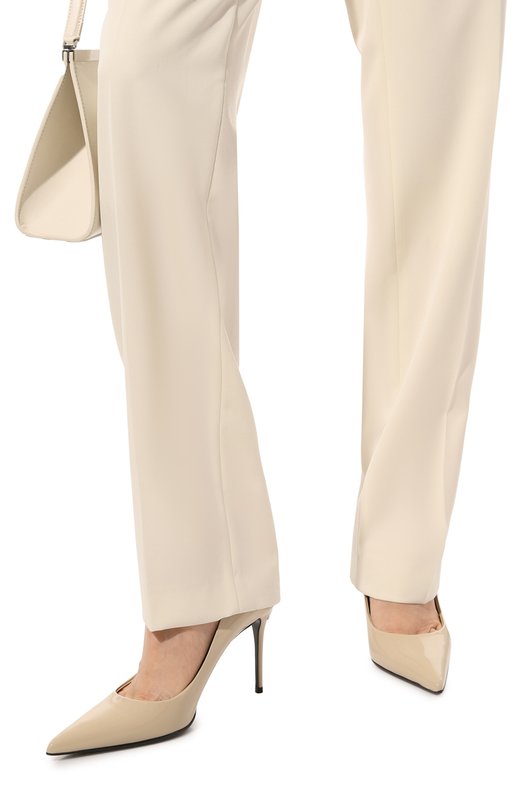 Кожаные туфли Lollo Dolce & Gabbana CD1746/A1037 Кремовый  CD1746/A1037 Фото 3