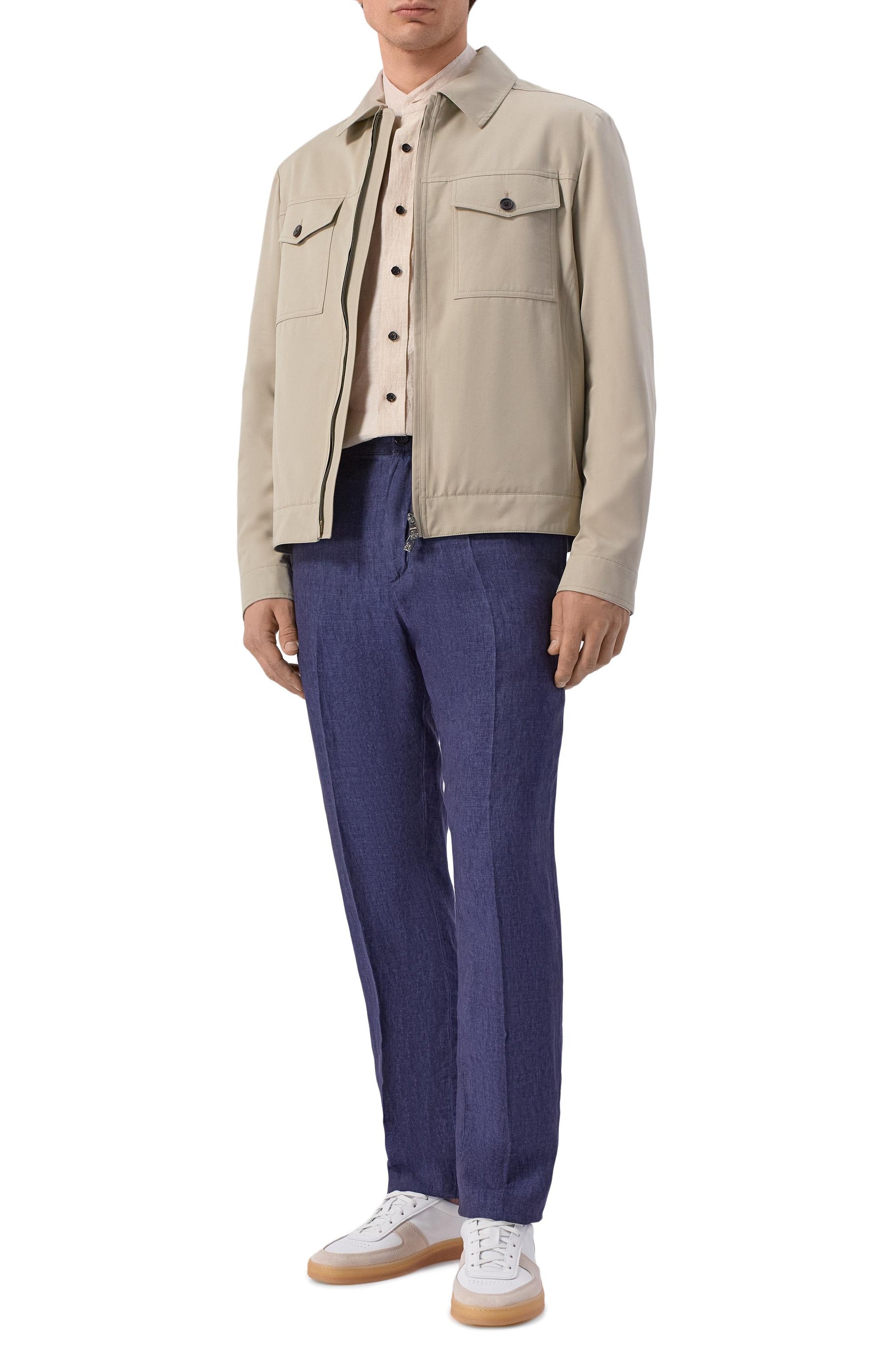 Льняные брюки PAUL&SHARK, арт. 25414041_001, фото 2