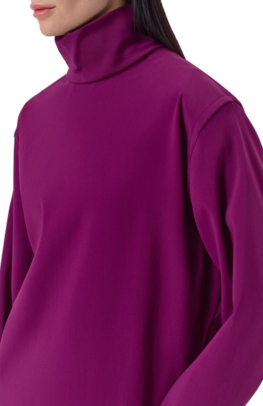 Водолазка из вискозы Saint Laurent 848169/Y5J19 Фиолетовый  848169/Y5J19 Фото 5