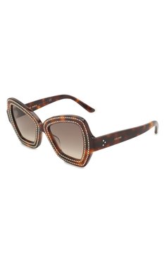 Женские солнцезащитные очки CELINE EYEWEAR коричне�вого цвета, арт. 4067IS | Фото 1 (Региональные ограничения белый список (Axapta Mercury): Не проставлено; Нос: Не проставлено; Материал: Пластик; Тип очков: С/з; Оптика Гендер: оптика-женское; Очки форма: Бабочка)