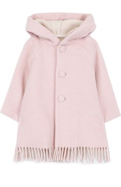 Пальто с капюшоном и бахромой IL GUFO, арт. A17GP183W0046/3M-9M, фото 1