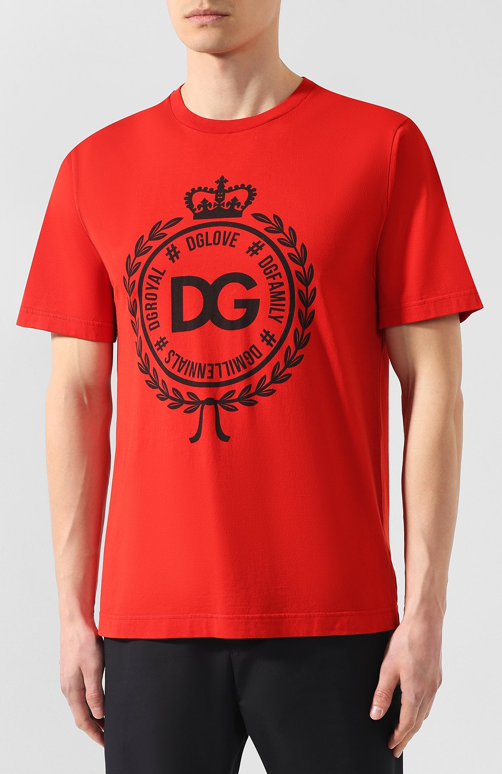 Хлопковая футболка DOLCE & GABBANA, арт. G8HV4T/FU7EQ, фото 3
