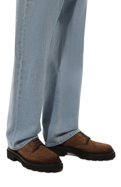 Замшевые дерби milano SANTONI, арт. MGMG18936JK4MGEX, фото 3