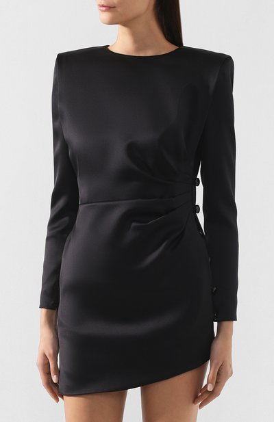 Шелковое платье SAINT LAURENT, арт. 586375/Y013G, фото 3