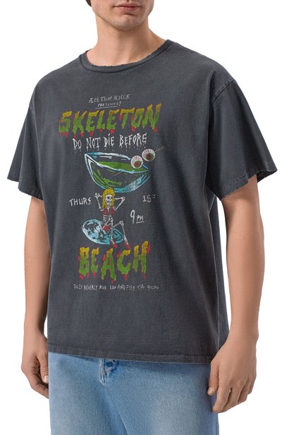 Хлопковая футболка GALLERY DEPT., арт. T0P011/C0TT0N, фото 3