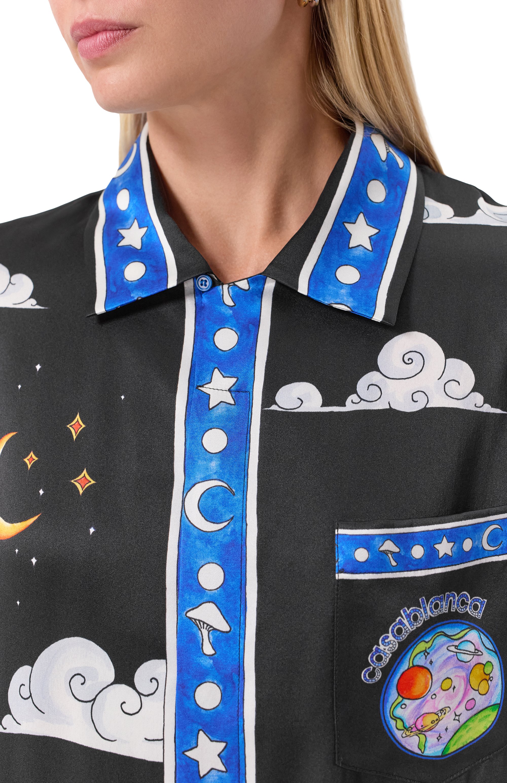 Шелковая блузка CASABLANCA, арт. UWS25SH00602, фото 5