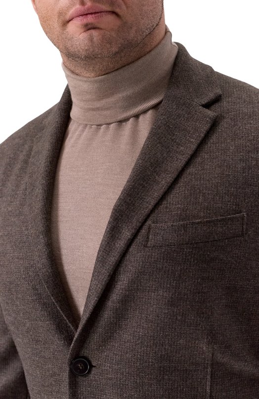 Шерстяной пиджак Harris Wharf London CL8P22MVA_ Коричневый  CL8P22MVA_ Фото 6