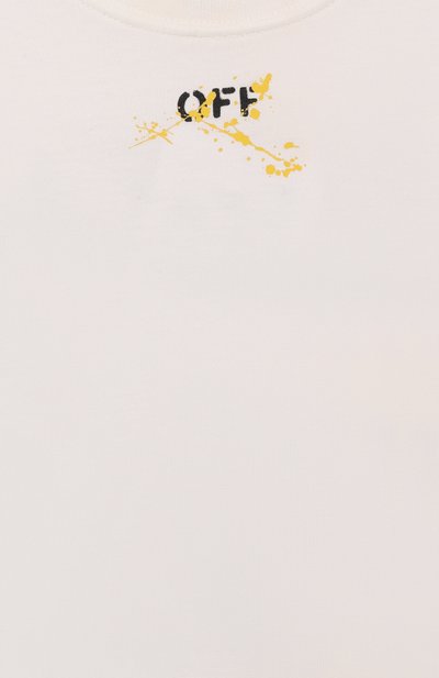 Хлопковая футболка OFF-WHITE, арт. 0BAA002F25JER00A/4-12, фото 3