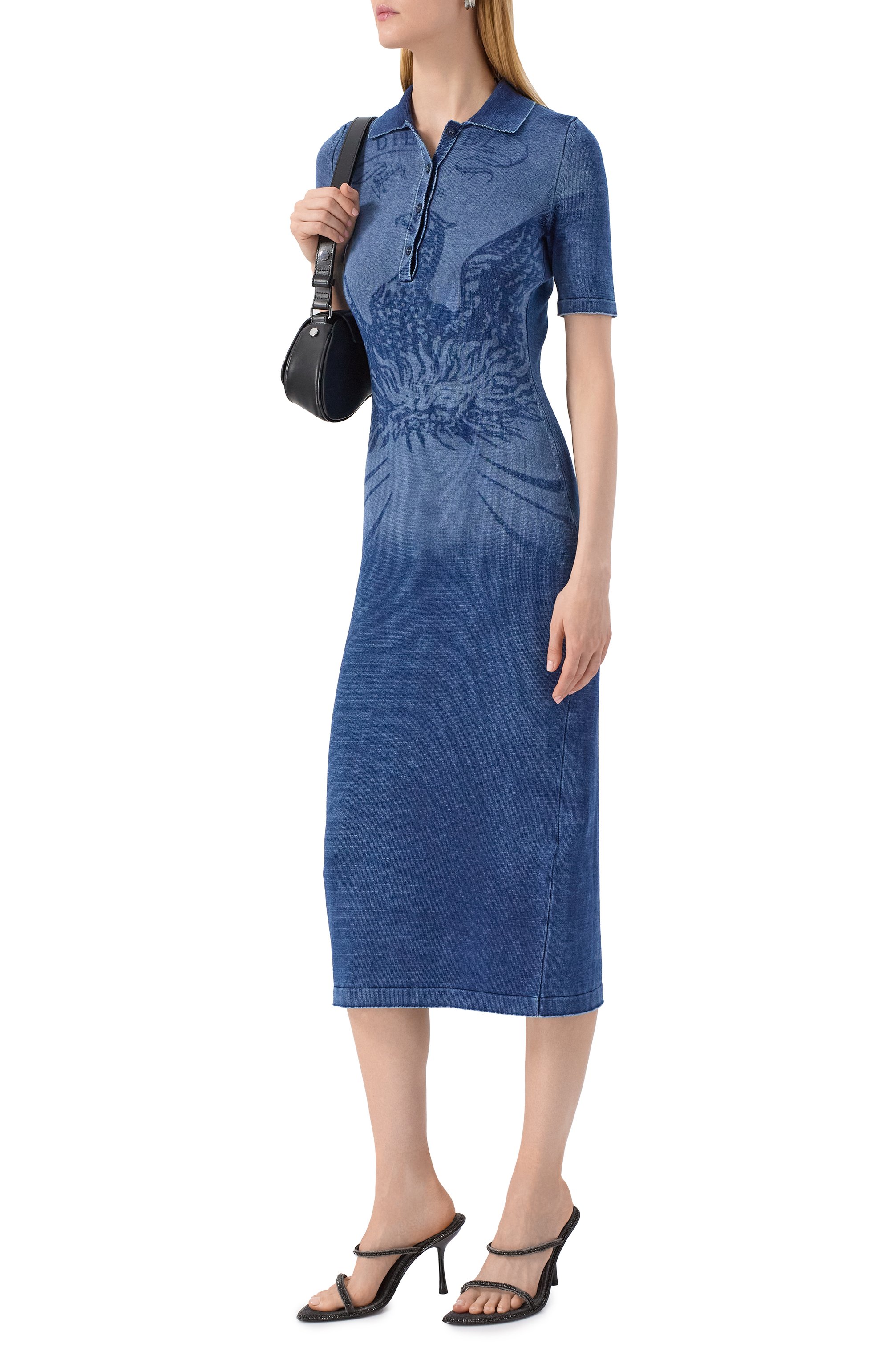 Хлопковое платье DIESEL, арт. A19479/0BJBS, фото 2