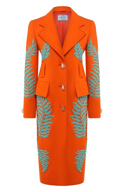 Шерстяное пальто PRADA, арт. P682MR-1WRS-F0UA4, фото 1