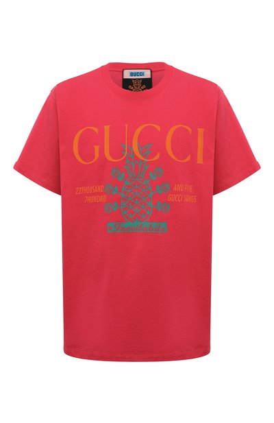 Хлопковая футболка GUCCI, арт. 616036 XJD20, фото 1