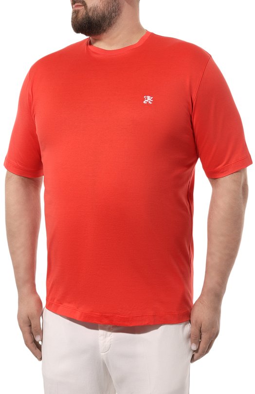 Хлопковая футболка Zilli MBZ-NT510-MICR1/MC01/62-64 Красный  MBZ-NT510-MICR1/MC01/62-64 Фото 3