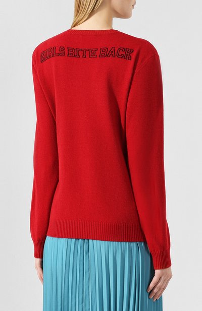 Пуловер из смеси шерсти и вискоз ы REDVALENTINO, арт. SR0KCB86/4MY, фото 4