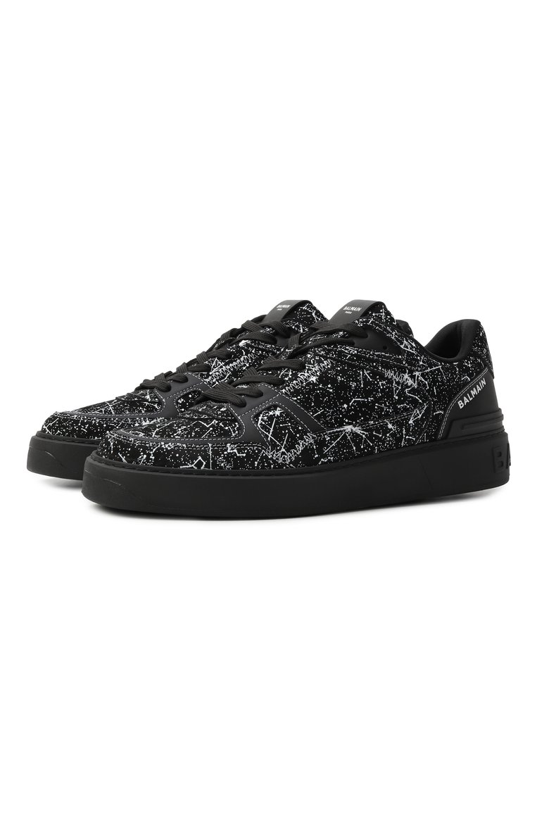 Замшевые кеды b-court skate BALMAIN, арт. EM0VI372/LSVG, фото 1