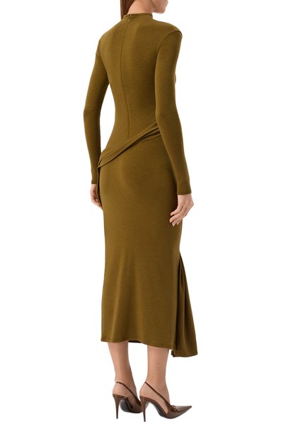 Шерстяное платье MUGLER, арт. 26F1R018721038, фото 3