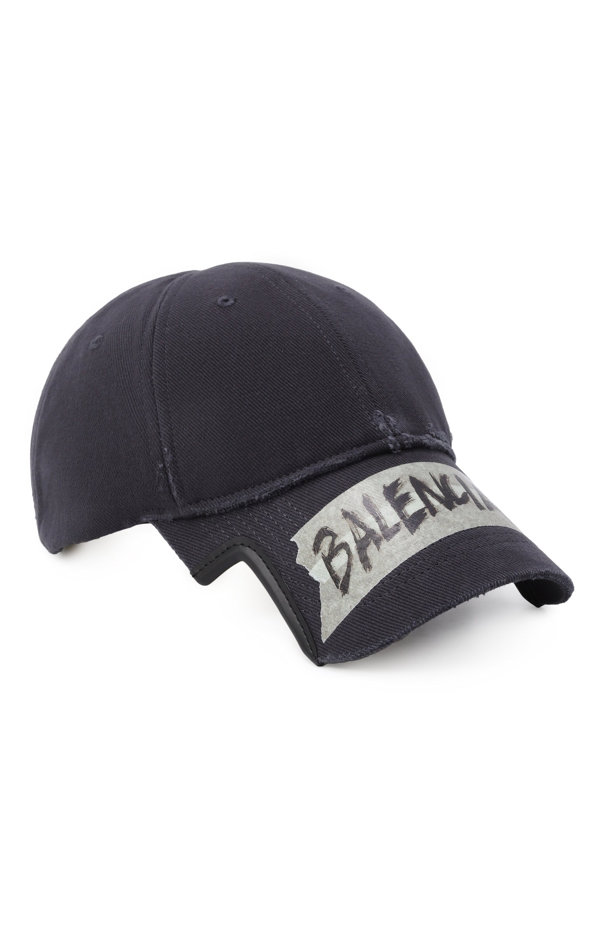 Хлопковая бейсболка BALENCIAGA черного цвета по цене 57050 руб., арт. 858087/410B2, фото 1 Хлопковая бейсболка BALENCIAGA, арт. 858087/410B2, фото 1