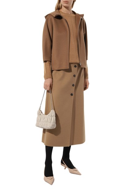 Куртка из кашемира и шерсти PRADA, арт. P579L-1X5A-F0040-202, фото 2