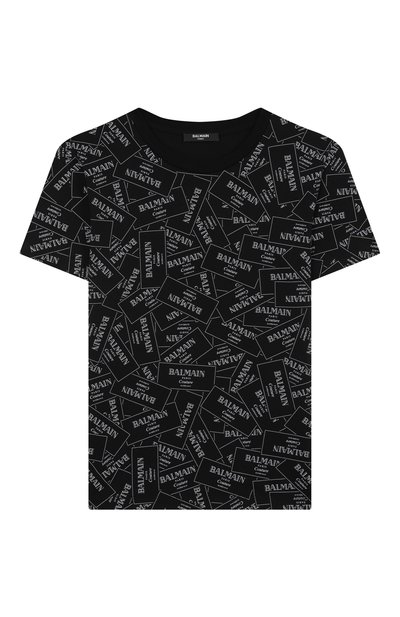 Хлопковая футболка BALMAIN, арт. BX8Q11