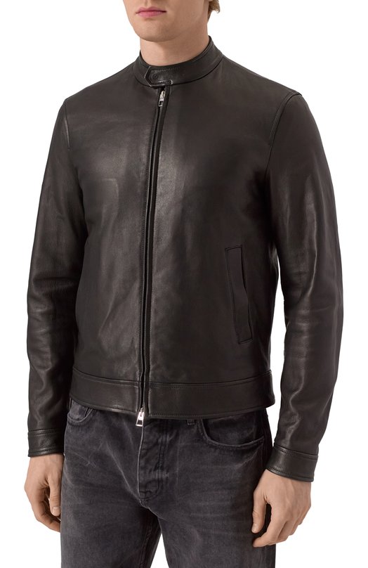 Кожаная куртка Jacob Cohen 25E P/JUM_H0072 00G D1357 RW Чёрный  25E P/JUM_H0072 00G D1357 RW Фото 3