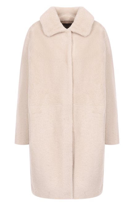 Женская дубленка из овчины MANZONI24, арт. 25M770R-S21